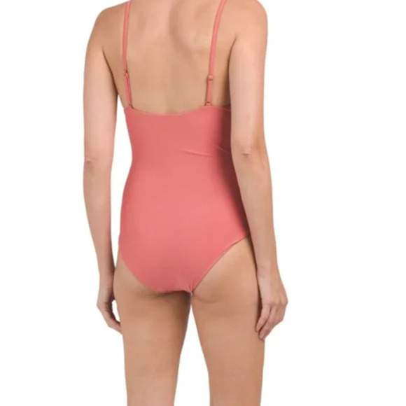 Andie Pink Punch Luna Underwire One Piece Swimsuit - Picture 2 of 11